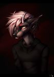  anthro canine clothed clothing ear_piercing facial_piercing horn male mammal nelly63 nose_piercing piercing solo 