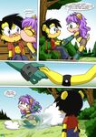  anthro ash_mongoose bbmbbf bench female goodbye kissing male male/female mammal mina_mongoose mobius_unleashed mongoose palcomix romantic_couple sonic_(series) 