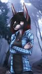  anthro canine clothed clothing crossed_arms female looking_at_viewer mammal nelly63 smile solo 