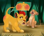  anus balls butt crying cub disney feline kiara kion lion male mammal spank_marks tears the_lion_guard the_lion_king xxgato young 