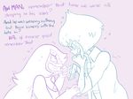  alien amethyst_(steven_universe) blush cartoon_network dialogue english_text female gem gem_(species) human humanoid mammal not_furry simple_background smile steven_universe sweat text unknown_artist vidalia 