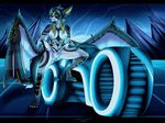  anthro bike_(disambiguation) breasts dark_guardian_corporation detailed_background digital_media_(artwork) female fur furry_art hair legacy looking_at_viewer mammal paws solo tron wings 