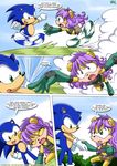  bbmbbf female hedgehog male male/female mammal mina_mongoose mobius_unleashed mongoose palcomix running sonic_(series) sonic_the_hedgehog 
