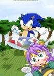  bbmbbf blush female hedgehog male male/female mammal mina_mongoose mobius_unleashed mongoose palcomix running sonic_(series) sonic_the_hedgehog 