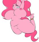  anthro anthrofied armpits barefoot bdsm big_breasts black_and_white bondage bound breasts earth_pony equine female friendship_is_magic hair half-closed_eyes horse huge_breasts line_art long_hair mammal monochrome my_little_pony navel nipples nude pinkie_pie_(mlp) pony pussy restrained rope sanders solo 