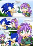  bbmbbf female hedgehog male male/female mammal mina_mongoose mobius_unleashed mongoose palcomix running sonic_(series) sonic_the_hedgehog 