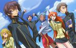  code_geass lelouch_lamperouge millay_ashford rivalz_cardemonde rollo_lamperouge shirley_fenette sky viletta_nu 