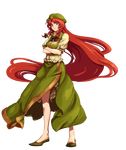  absurdly_long_hair absurdres alternate_eye_color beret bow bowtie braid chinese_clothes crossed_arms frilled_shirt frills full_body green_footwear green_skirt green_vest hair_bow hair_ribbon hat hat_ornament highres hong_meiling legs long_hair long_skirt looking_at_viewer nail_polish red_eyes red_hair red_nails ribbon shibasaki_shouji shirt shoes side_braid side_slit skirt skirt_set smile solo standing star tangzhuang toggles touhou transparent_background twin_braids very_long_hair vest white_shirt 