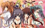  akane_iro_ni_somaru_saka ayanokouji_karen bikini cleavage katagiri_yuuhi kiryu_tsukasa nagase_minato shiraishi_nagomi siina_mitsuki swimsuit 