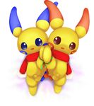  balls chibi cute duo male male/male minun nintendo penis plusle pok&eacute;mon presenting presenting_penis scarf schnecken silhouette small_penis uncut video_games 