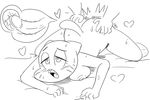  &lt;3 anthro ass_up blush breasts butt cartoon_network cat fangs feline female fucked_silly fur internal mammal mature_female monochrome mother nicole_watterson ninoeros nipples nude open_mouth parent sweat the_amazing_world_of_gumball 