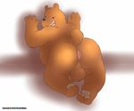  anthro anus backsack balls bear bent_forward butt cartoon_network grizzly_(character) kneeling looking_at_viewer looking_back male mammal nude overweight perineum presenting presenting_hindquarters solo ursofofinho we_bare_bears 