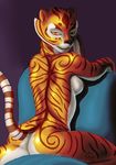  breasts butt cat feline female kung_fu_panda mammal markings master_tigress nipples nude sacrificabominat stripes tiger 