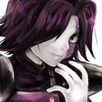  2016 anthro black_hair clothing gloves hair machine male mettaton monster purple_eyes robot short_hair shoulder_pads smile solo undertale video_games あい☆ 