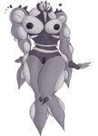  &lt;3 breasts female monochrome muscular nintendo pasties pok&eacute;mon solo thick_thighs ultra_beast unknown_artist video_games wide_hips 
