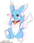  &lt;3 2016 bed bell blush cute eevee lying mac male nintendo paws pikachu pok&eacute;mon scarf senz video_games 