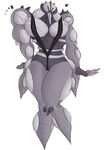  &lt;3 bikini breasts clothing female monochrome muscular nintendo pok&eacute;mon sling_bikini solo swimsuit thick_thighs ultra_beast unknown_artist video_games wide_hips 