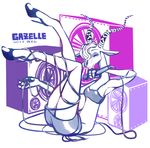  antelope armpits cable clothing disney female footwear fur gazelle gazelle_(zootopia) hair horn mammal microphone shoes speakers zootopia ろく 