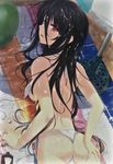  alpha_(yukai_na_nakamatachi) ass ass_grab back ball bangs bare_arms bare_shoulders beachball bikini black_hair bottle breasts cowboy_shot cropped front-tie_bikini front-tie_top g-senjou_no_maou grabbing_own_ass hair_between_eyes hand_on_own_ass jpeg_artifacts lens_flare long_hair looking_at_viewer looking_back lotion lying medium_breasts on_back on_stomach open_mouth parasol red_eyes scan self_fondle sexually_suggestive side-tie_bikini sideboob solo spill string_bikini suggestive_fluid sunscreen swimsuit thong_bikini umbrella untied untied_bikini usami_haru wet wet_hair white_bikini 