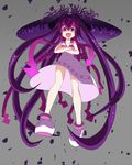  :d crossed_arms drshellon emrakul_the_aeons_torn highres ikamusume long_hair looking_at_viewer magic:_the_gathering open_mouth personification purple_eyes purple_hair shinryaku!_ikamusume shoes smile solo squid_girl tentacle_hair white_footwear 