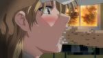  1girl animated animated_gif blonde_hair blush censored deepthroat fellatio kirishima_(stringendo) oral saliva stringendo_&amp;_accelerando_&amp;_stretta 