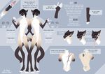  anthro bardju brothers cat duo english_text featureless_crotch feline long_tongue male mammal model_sheet multiple_images nipples nude scar sibling simple_background text tongue tongue_out twins 