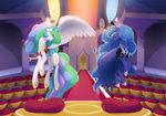  2016 absurd_res duo equine female friendship_is_magic hi_res horn inside mammal my_little_pony mylittlesheepy princess_celestia_(mlp) princess_luna_(mlp) sibling sister winged_unicorn wings 