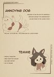  2016 ambiguous_gender annoying_dog_(undertale) bikini canine clothing cute dog english_text female mammal polarissketches swimsuit temmie_(undertale) text undertale video_games 