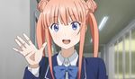  blue_eyes double_bun imari_maria kono_bijutsubu_niwa_mondai_ga_aru! orange_hair school_uniform screencap solo twintails 