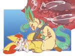  anal anal_penetration braixen chibi_leafeon cum cum_in_ass cum_in_pussy cum_inside cumshot double_penetration eeveelution ejaculation female leafeon male male/female multi_penis nintendo orgasm penetration penis pok&eacute;mon vaginal vaginal_penetration video_games whimsydreams 