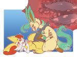  anal anal_penetration braixen chibi_leafeon double_penetration eeveelution female leafeon male male/female multi_penis nintendo penetration penis pok&eacute;mon vaginal vaginal_penetration video_games whimsydreams 