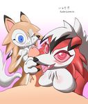  2016 anthro canine cum human lugarugan mammal nintendo pok&eacute;mon pok&eacute;mon_trainer punkydreamer video_games wolf 