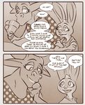  bovine buffalo comic disney female july_hopps_(mistermead) katherine_clawhauser_(mistermead) lagomorph mammal mistermead rabbit zootopia 