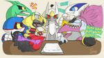  annoyed arceus blush chips_(food) drinking eating feral food giratina group half-closed_eyes hoopa kyogre legendary_pok&eacute;mon lugia nintendo open_mouth paper pok&eacute;mon potato_chips rayquaza spino video_games 
