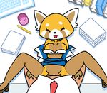 :3 aggressive_retsuko animated anthro book bouncing_breasts breasts computer cup eyes_closed faceless_male female happy happy_sex human human_on_anthro interspecies male male/female mammal minus8 nipples open_mouth paper pencil_(disambiguation) penetration penis pussy red_panda retsuko sanrio sex vaginal vaginal_penetration 