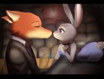  aleriy canine disney female fox fur judy_hopps lagomorph male mammal nick_wilde rabbit zootopia 