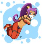  1girl bdsm bondage female gag piroro shantae solo 