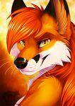  2016 anthro canine female fox fur hair looking_at_viewer mammal nude orange_fur orange_hair silvixen smile solo white_fur 