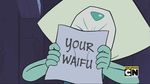  angry animated cartoon_network female gem humor not_furry open_mouth paper peridot_(steven_universe) ripping screencap solo steven_universe teeth text 