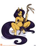  2016 animal_genitalia animal_penis anthro areola balls blush breasts dickgirl earth_pony equine equine_penis fan_character green_eyes hair half-closed_eyes horse intersex long_hair looking_at_viewer mammal my_little_pony navel nude patreon penis pony pumpkin_lily simple_background solo sorcerushorserus spread_legs spreading white_background 