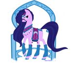  amira_(mlp) azure_glow blue_eyes blue_hair clothing equine female feral hair horse jewelry mammal pony 