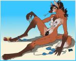  2016 4_breasts 4_nipples 4_toes 5_fingers anthro arm_markings arm_support armpit_hair bedroom_eyes beverage_can bikini biped black_hair black_pubes blue_background blue_border blue_clothing border breasts brown_fur brown_markings brown_nipples brown_nose brown_pawpads canid canine chest_tuft chewing_grass claws clothing collarbone countershade_arms countershade_legs countershade_torso countershading digital_drawing_(artwork) digital_media_(artwork) digitigrade dipstick_tail discarded_clothing ear_piercing eyelashes facial_markings female fenrir_lunaris full-length_portrait fur fur_tuft gloves_(marking) gradient_background gradient_border green_eyes hair half-closed_eyes handpaw hindpaw holding_can holding_object inner_ear_fluff leaf leg_markings lighting lips lipstick long_arms long_legs long_neck long_snout looking_at_viewer makeup mammal maned_wolf markings medium_breasts multi_breast multi_nipple multicolored_fur multicolored_tail muzzle_(marking) navel neck_tuft nipples nude object_in_mouth orange_fur orange_tail pawpads paws piercing pinup ponytail portrait pose pubes pussy raised_leg reclining seductive shadow shoulder_tuft simple_background sitting slim small_waist smile snout socks_(marking) solo stick swimsuit toe_claws toes tuft twig two_tone_tail white_background white_border white_claws white_countershading white_fur white_tail 