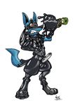  boots canine cannister clothing conformity cum drone footwear gas gas_mask humanoid hypnosis lucario mammal mask mind_control nintendo orgasm penis pok&eacute;mon rubber rubberized straps transformation video_games 