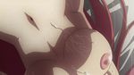  animated animated_gif blush breasts large_breasts naruse_mio nude saliva shinmai_maou_no_testament 