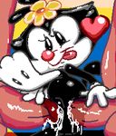  &lt;3 2016 anal anal_penetration animaniacs cub digital_media_(artwork) dot_warner double_penetration female freeflyspecter male male/female oekaki penetration penis pixel smile vaginal vaginal_penetration young 