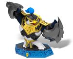  activision armor avian beak belt bird claws figurine king_pen male offical_artwork penguin ponytail skylanders solo water 