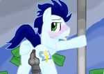  animal_genitalia animal_penis balls equine equine_penis feathers friendship_is_magic fur horse male mammal my_little_pony penis pony soarin_(mlp) solo wonderbolt_(mlp) wonderbolts_(mlp) 