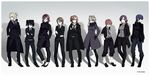  artist_name ayase_eli black_hair blonde_hair blue_eyes blue_hair brown_eyes brown_hair coat crossed_arms formal fur_trim ghost_in_the_shell_lineup glasses green_eyes hands_in_pockets hoshizora_rin koizumi_hanayo kousaka_honoka light_brown_hair long_hair looking_at_viewer looking_to_the_side love_live! love_live!_school_idol_project mafia minami_kotori multiple_girls necktie nishikino_maki one_side_up orange_hair pants pantyhose ponytail purple_hair red_eyes red_hair short_hair sizuka_(takuma0) sonoda_umi suit toujou_nozomi twintails yazawa_nico 