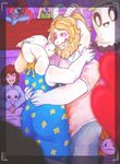  alphys asgore_dreemurr cute female flowey_the_flower kuphi male male/female napstablook nuzzling sans_(undertale) toriel undertale undyne video_games 