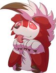  2016 anthro anthrofied begging begging_pose claws cute fur glowing glowing_eyes impaledwolf lycanroc mammal midnight_lycanroc nintendo paws pok&eacute;mon red_eyes solo tongue tongue_out video_games 